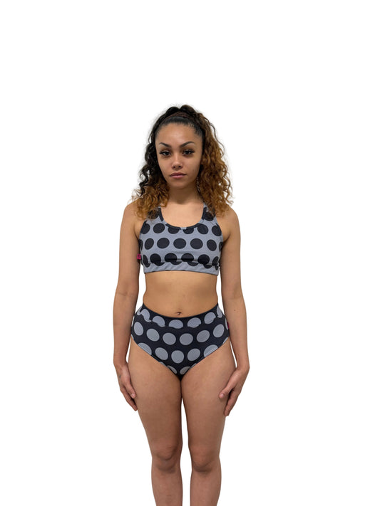 Polka Dot High Waisted Pants